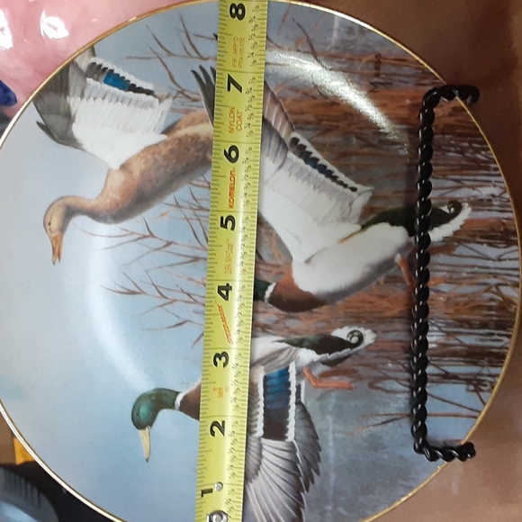 Duck Collector’s Plate from Danbury Mint 1988 Hazy Ascent by David Maass - Picture 2 of 3